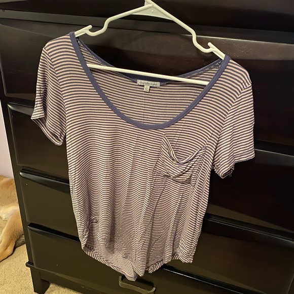 Charlotte Russe Tops - Striped T-Shirt